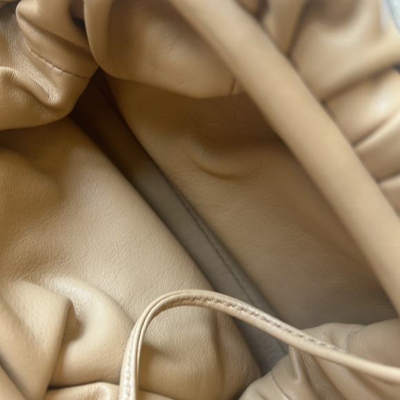 Bottega Veneta Mini Pouch beige color; - Picture 9 of 12